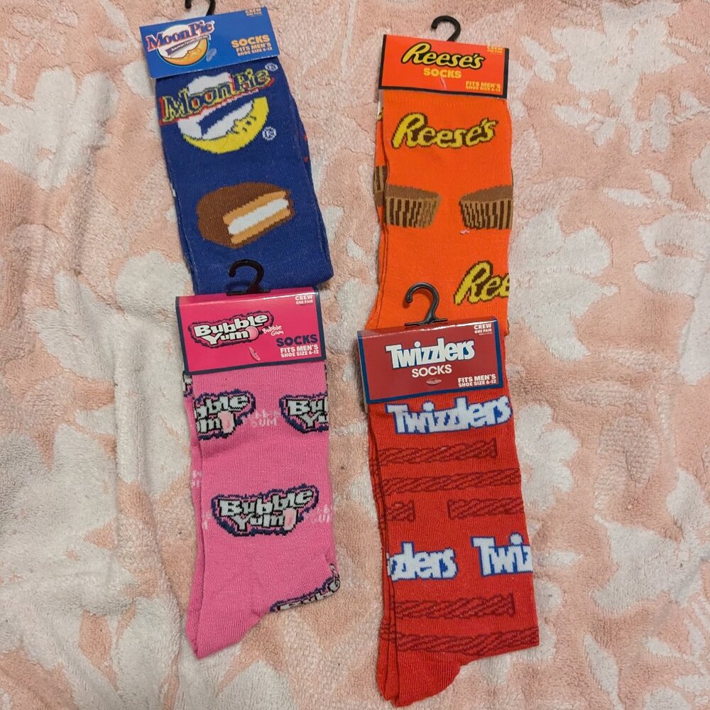 NWT 4pair bundle edible products - fit shoe sizes 6-12